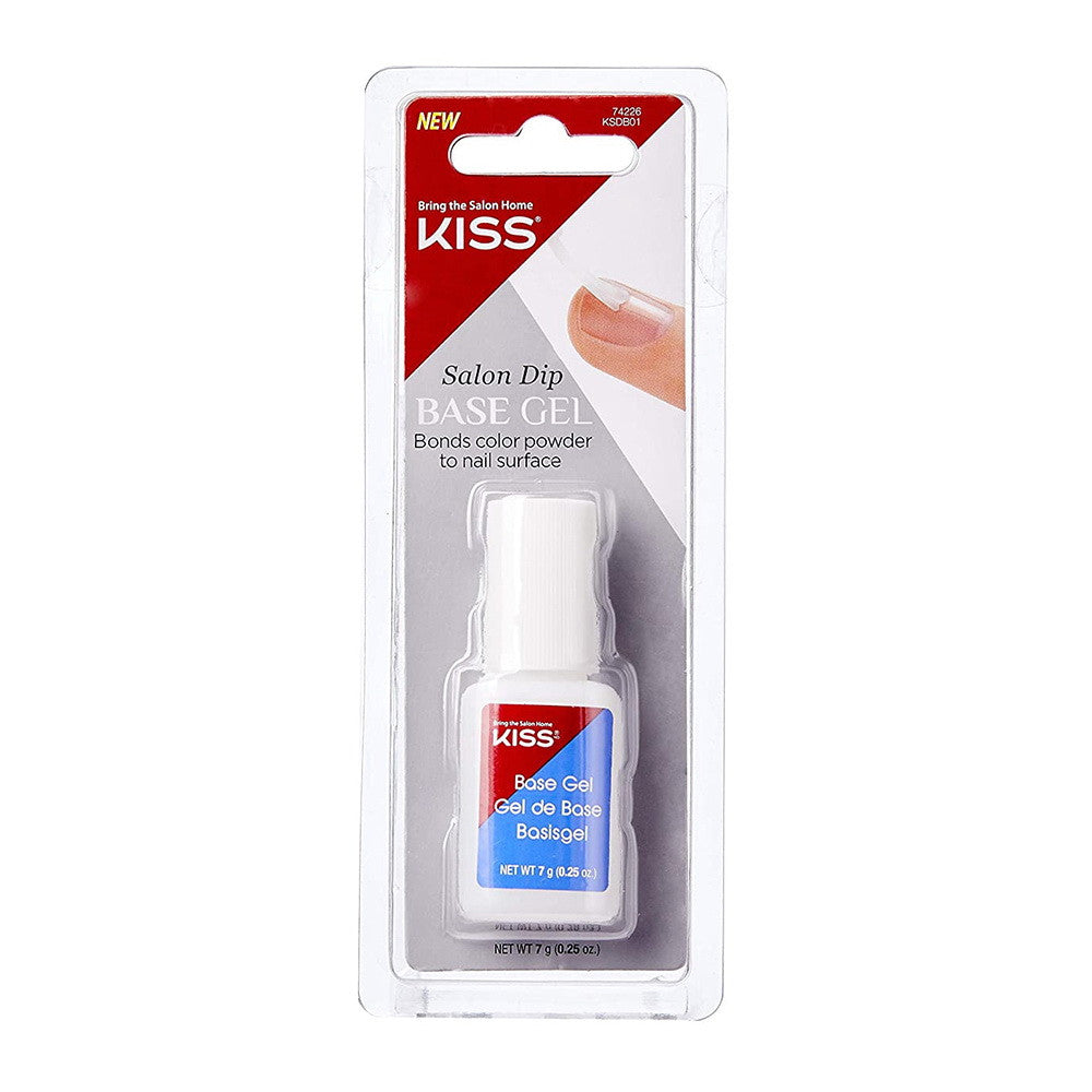 Kiss Salon Dip Base Gel Bonds Color Powder For Nails, 0.25 Oz